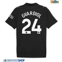 Maglie da calcio Manchester City Josko Gvardiol #24 Seconda Maglia 2025-26 Manica Corta